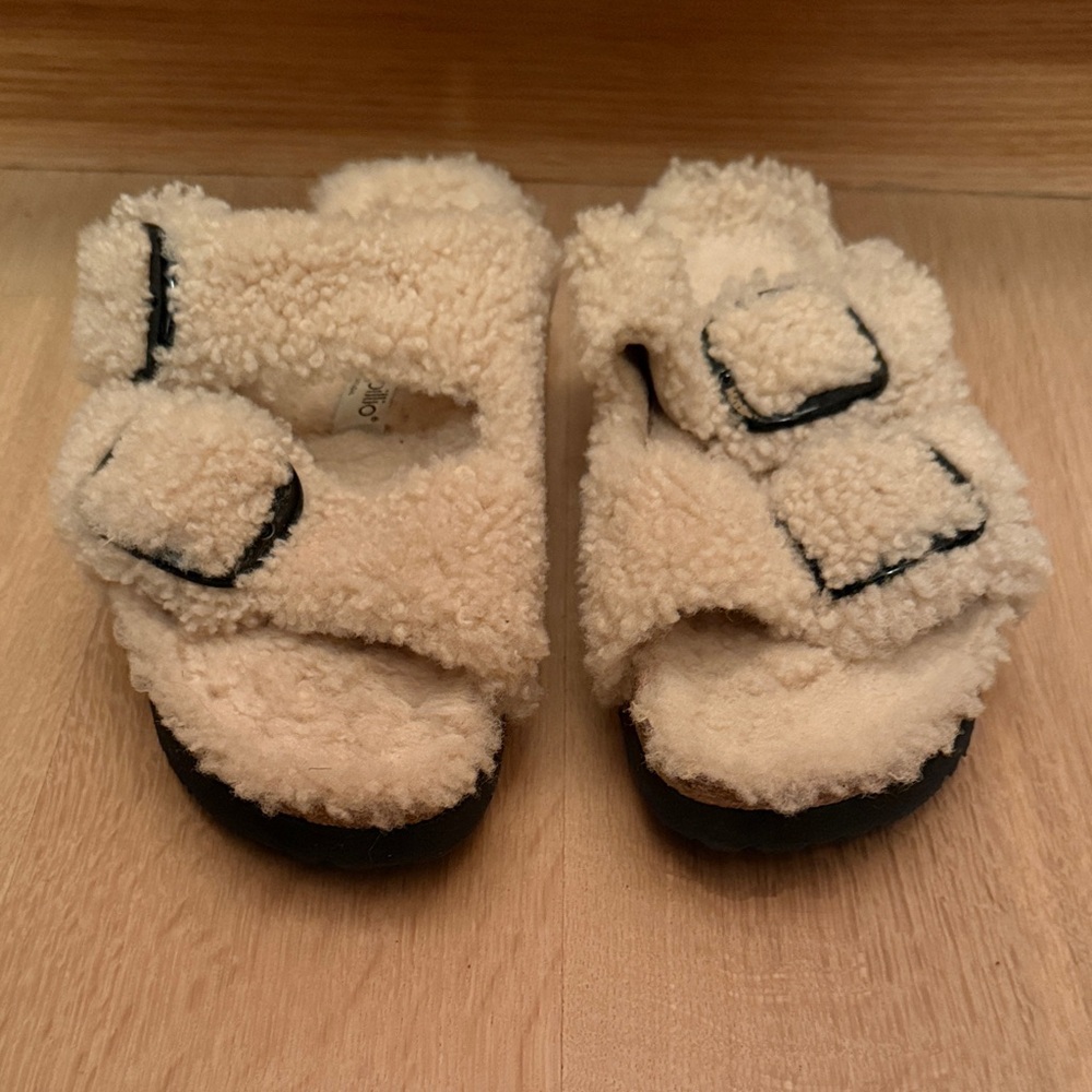 Birkenstock Cream Fuzzy Arizona